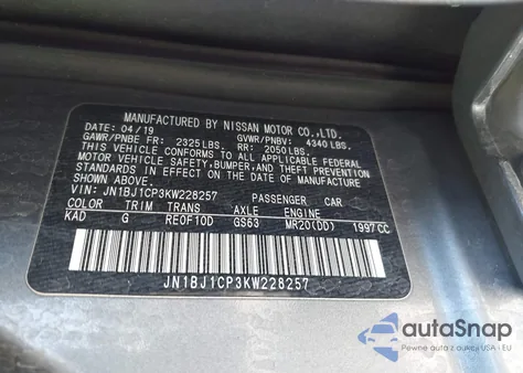 2019 Nissan Rogue Sport S from USA, damaged, VIN JN1BJ1CP3KW228257